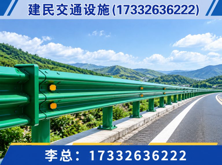 永清县公路护栏展示图